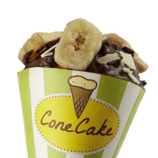 Cone Cake Schoko-Banane
